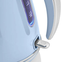 Swan Retro Jug Kettle Stainless Steel 3000 W 1.5 Litre - Blue
