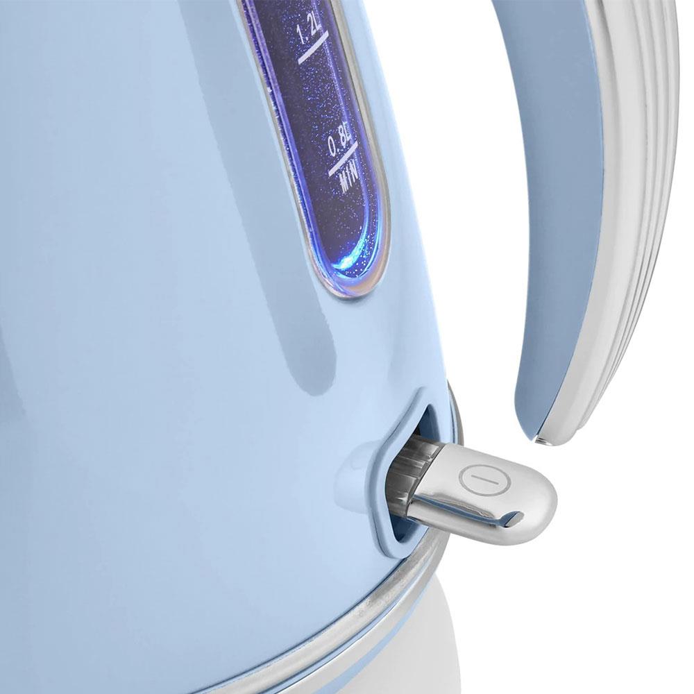 Swan Retro Jug Kettle Stainless Steel 3000 W 1.5 Litre - Blue