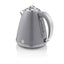 Swan Retro Jug Kettle Stainless Steel 3000 W 1.5 Litre - Grey