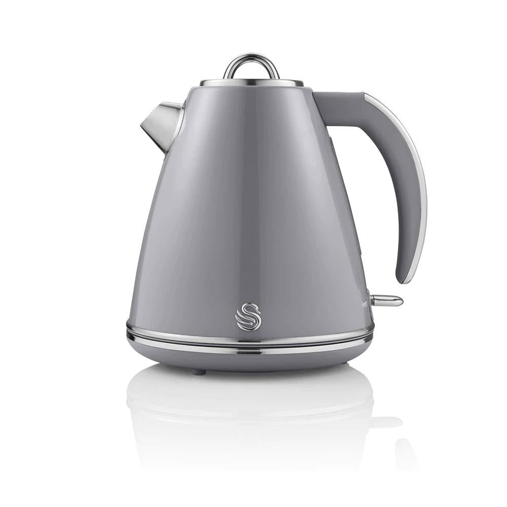 Swan Retro Jug Kettle Stainless Steel 3000 W 1.5 Litre - Grey Secondary image