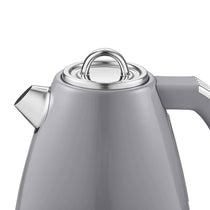 Swan Retro Jug Kettle Stainless Steel 3000 W 1.5 Litre - Grey