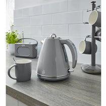 Swan Retro Jug Kettle Stainless Steel 3000 W 1.5 Litre - Grey