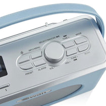 Swan Retro DAB Bluetooth Radio 3W - Blue