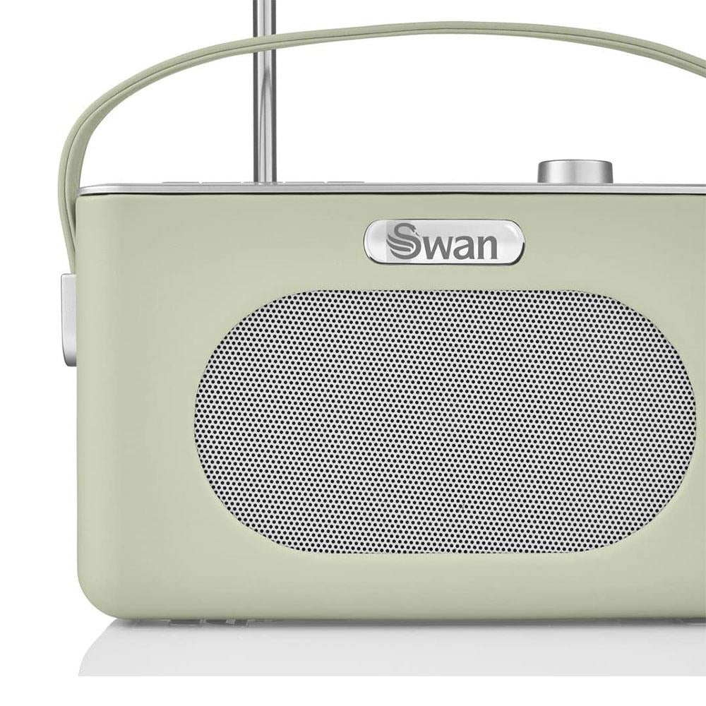 Swan Retro DAB Bluetooth Radio 3W - Green
