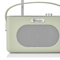 Swan Retro DAB Bluetooth Radio 3W - Green