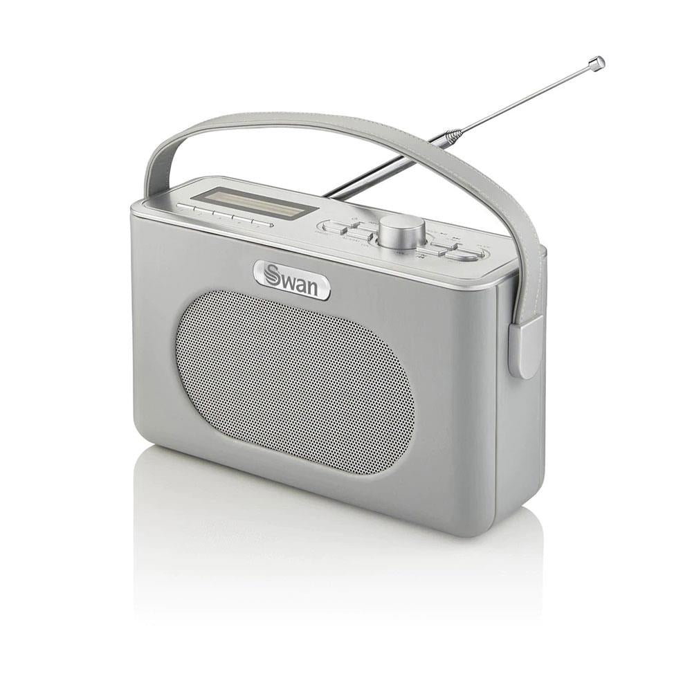 Swan Retro DAB Bluetooth Radio 3W - Grey