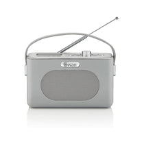 Swan Retro DAB Bluetooth Radio 3W - Grey