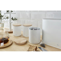 Swan Nordic Sugar Tea Coffee Storage Canisters Set of 3 - Cotton White