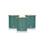 Swan Nordic Sugar Tea Coffee Storage Canisters Set of 3 - Pine Green