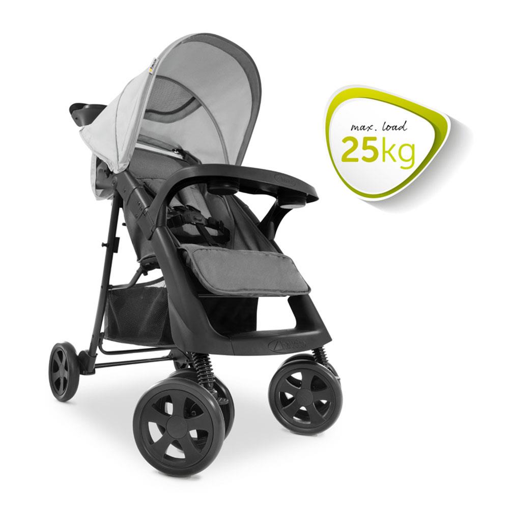 Hauck Shopper Neo II Pushchair With 2 Bottle Trays And Large Basket - Grey Secondary image