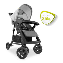 Hauck Shopper Neo II Pushchair With 2 Bottle Trays And Large Basket - Grey