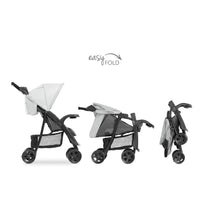 Hauck Shopper Neo II Pushchair With 2 Bottle Trays And Large Basket - Grey