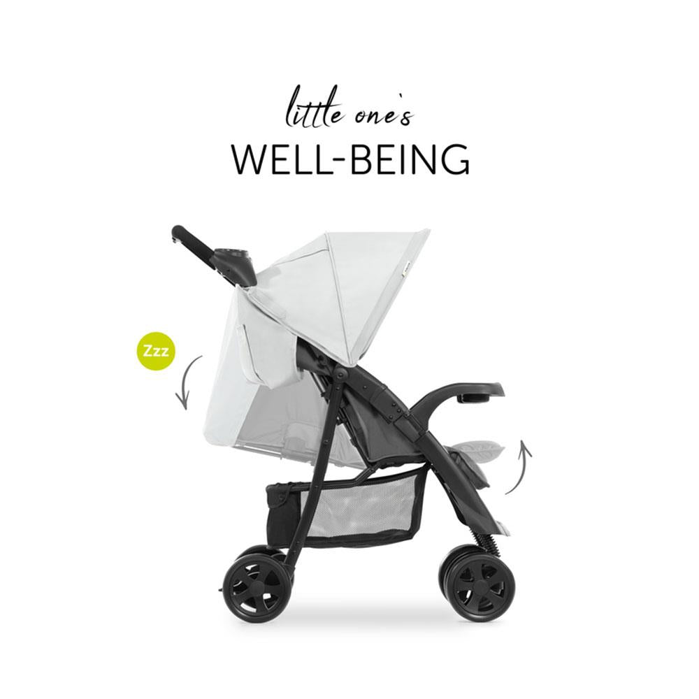 Hauck Shopper Neo II Pushchair With 2 Bottle Trays And Large Basket - Grey