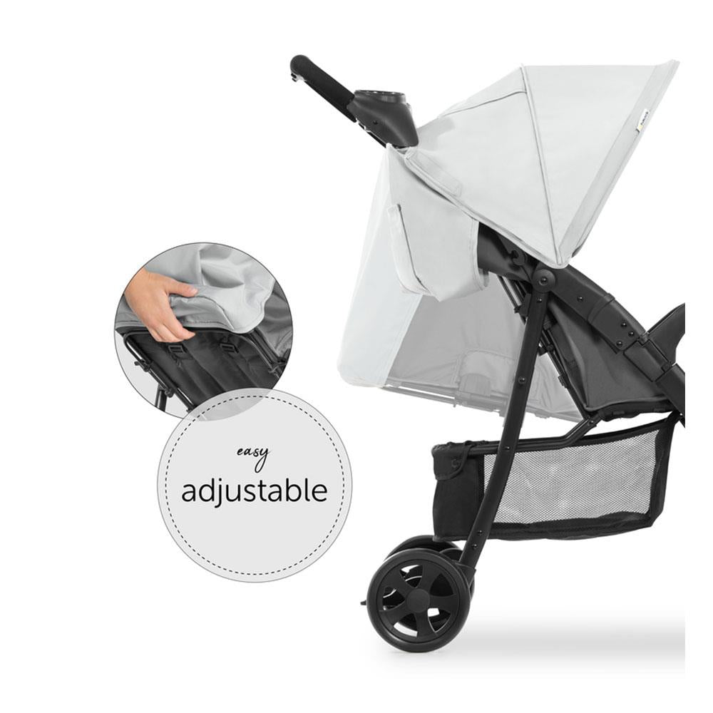 Hauck Shopper Neo II Pushchair With 2 Bottle Trays And Large Basket - Grey