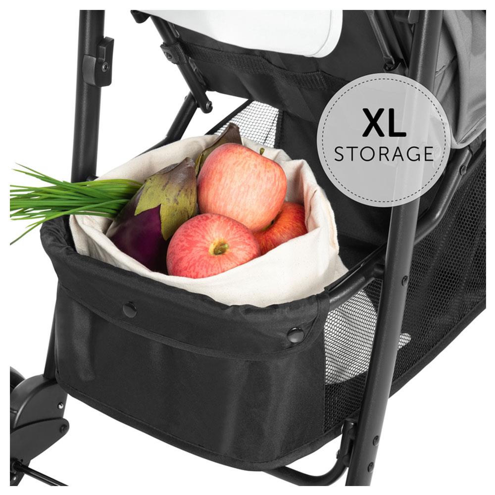 Hauck Shopper Neo II Pushchair With 2 Bottle Trays And Large Basket - Grey