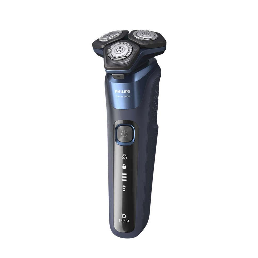 Philips Shaver Series 5000 Wet And Dry Electric Shaver With Pouch - Midnight Blue