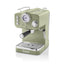 Swan Retro Pump Espresso Coffee Machine 1100 W 1.2 Litre - Green