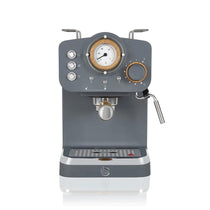 Swan Nordic Pump Espresso Coffee Machine 1100 W 1.2 Litre - Slate Grey