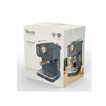 Swan Nordic Pump Espresso Coffee Machine 1100 W 1.2 Litre - Slate Grey