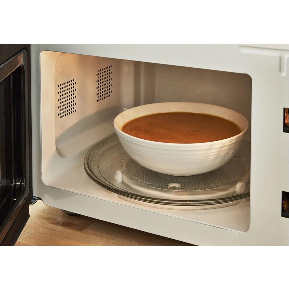 Swan Nordic Digital LED Microwave With Wood Effect Handle 20 Liters 800 W - Pine Green