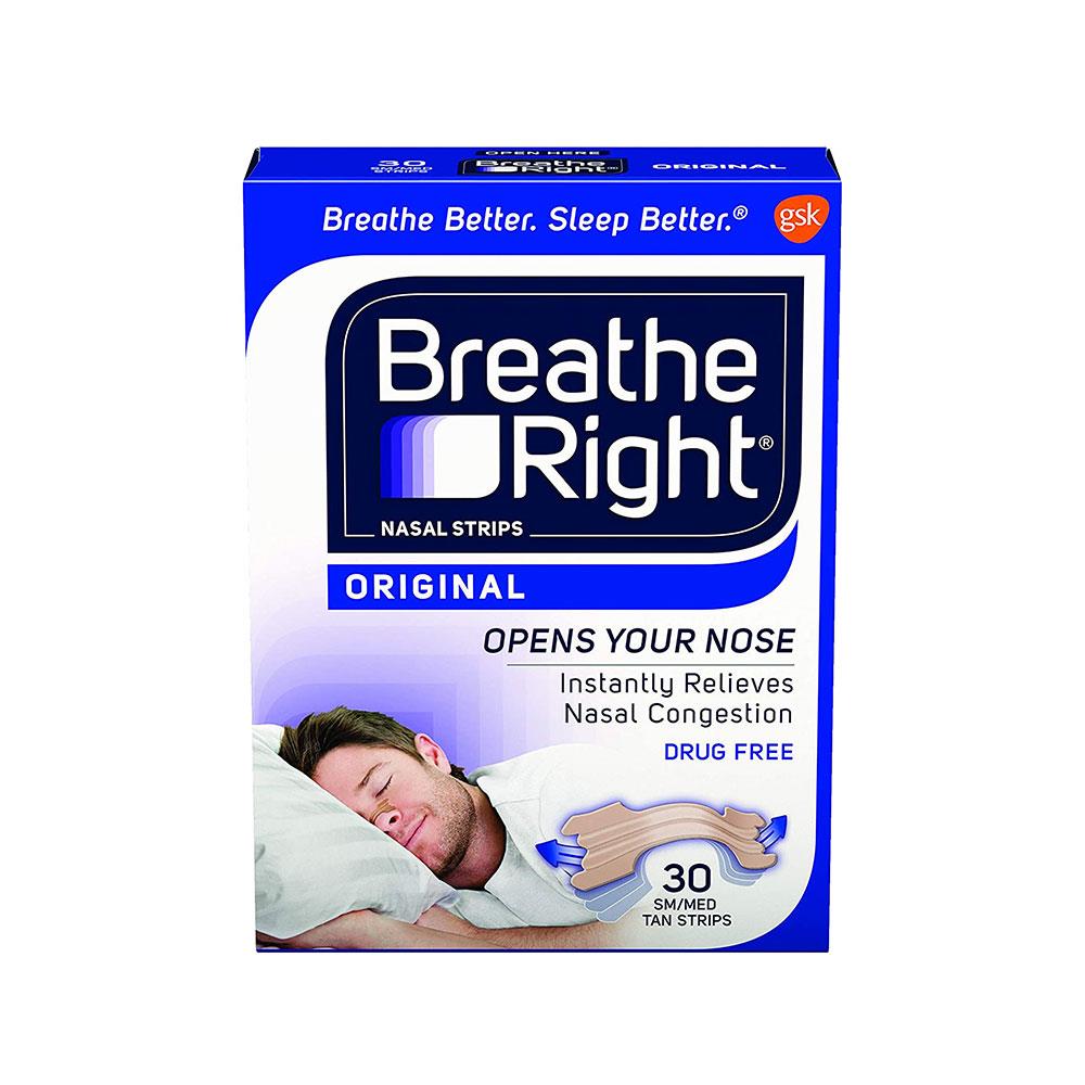 Breathe Right Congestion Relief Nasal Strips Original Small/Medium - 30 Strips