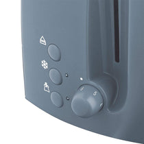 Russell Hobbs Textures 2 Slice Toaster With Frozen Cancel & Reheat Settings 850 W - Grey