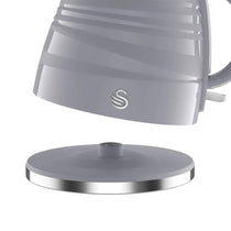 Swan Symphony Jug Kettle With Rapid Boil 3000 W 1.7 Liter - Grey