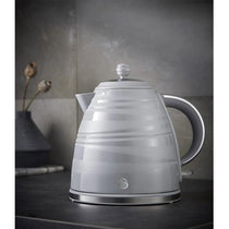 Swan Symphony Jug Kettle With Rapid Boil 3000 W 1.7 Liter - Grey