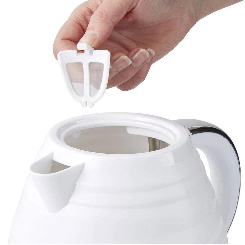 Swan Symphony Jug Kettle With Rapid Boil 3000 W 1.7 Liter - White