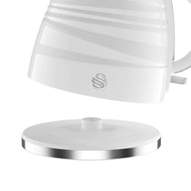 Swan Symphony Jug Kettle With Rapid Boil 3000 W 1.7 Liter - White