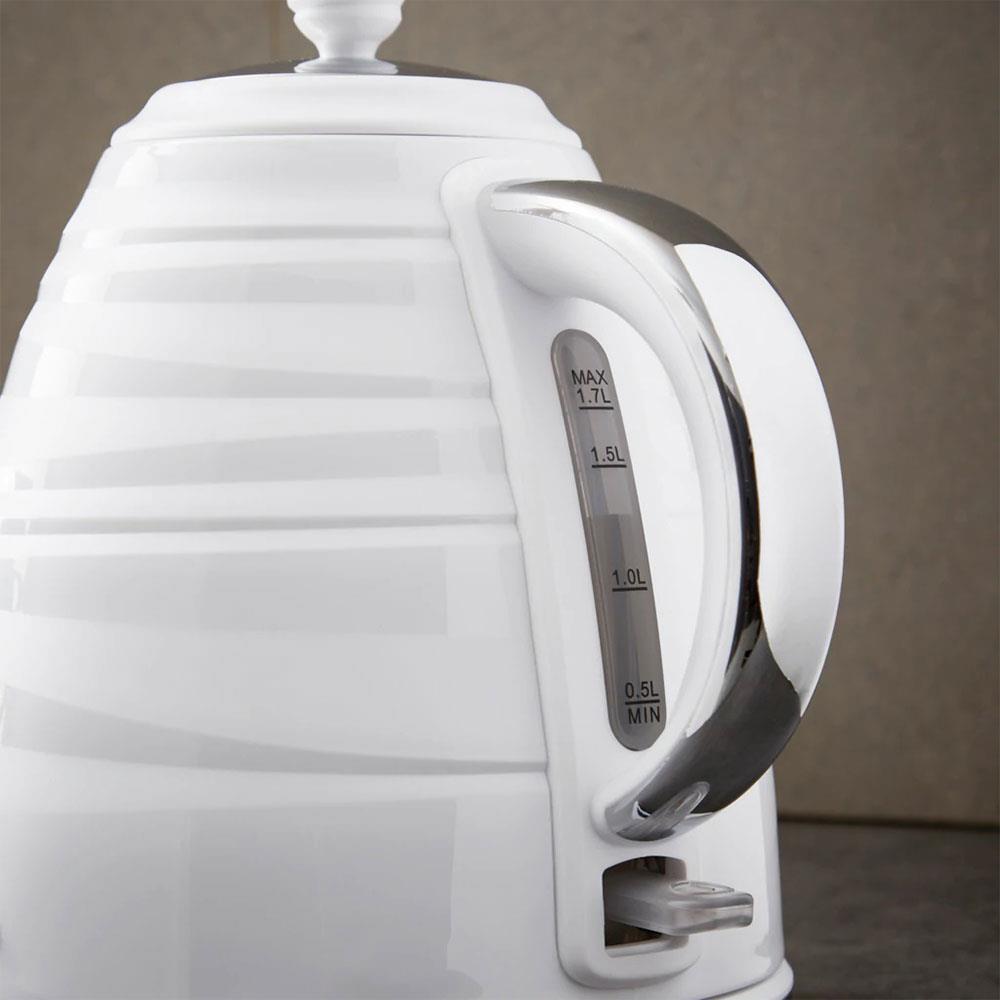 Swan Symphony Jug Kettle With Rapid Boil 3000 W 1.7 Liter - White