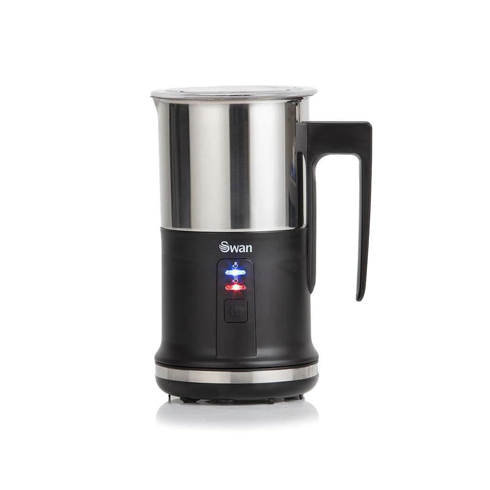 Swan Automatic Milk Frother And Warmer Stainless Steel 500 W - Black
