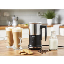 Swan Automatic Milk Frother And Warmer Stainless Steel 500 W - Black