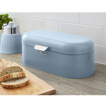 Swan Retro Bread Bin Generous Storage Capacity - Blue