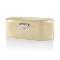 Swan Retro Bread Bin Generous Storage Capacity - Cream