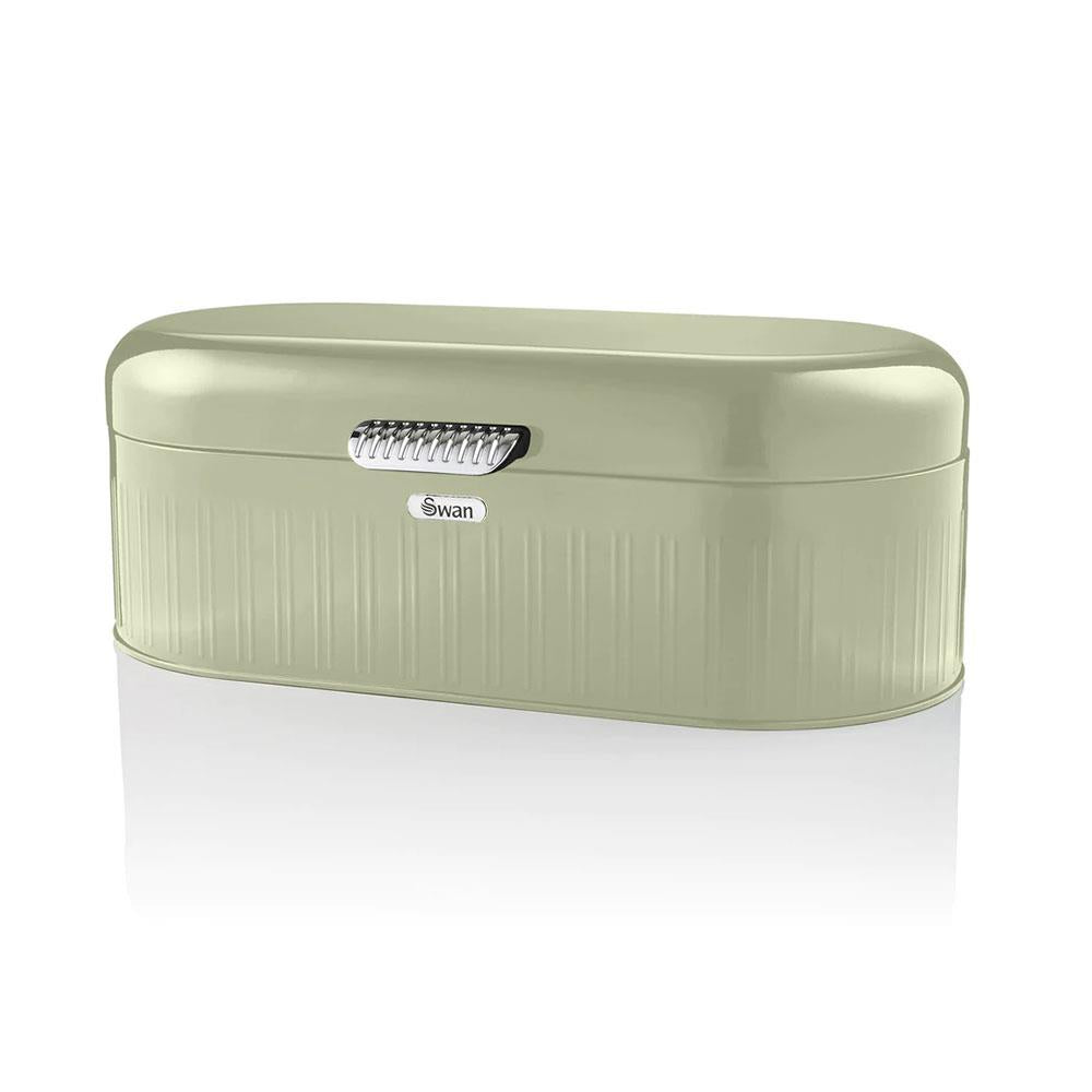 Swan Retro Bread Bin Generous Storage Capacity - Green Secondary image