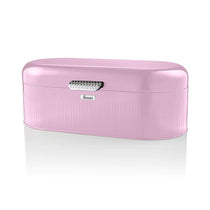 Swan Retro Bread Bin Generous Storage Capacity - Pink