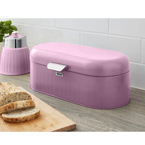 Swan Retro Bread Bin Generous Storage Capacity - Pink