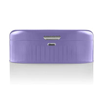 Swan Retro Bread Bin Generous Storage Capacity - Purple
