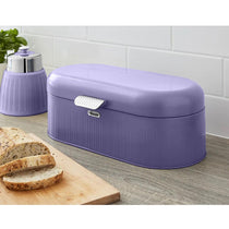 Swan Retro Bread Bin Generous Storage Capacity - Purple