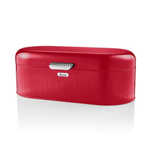 Swan Retro Bread Bin Generous Storage Capacity - Red