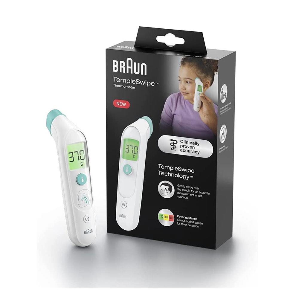Braun TempleSwipe Forehead Thermometer - White