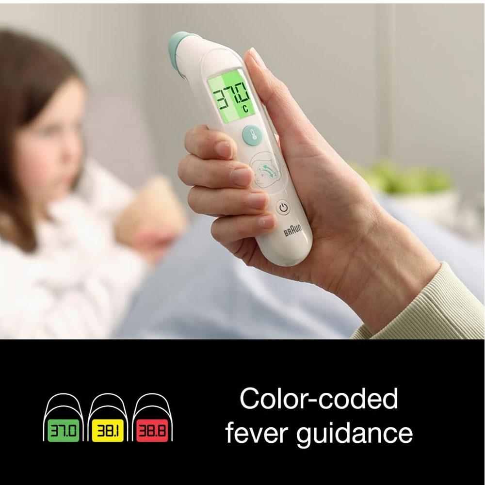 Braun TempleSwipe Forehead Thermometer - White