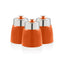 Swan Retro Tea Coffee And Sugar Canisters 1.2 Litre Capacity Set of 3 - Orange