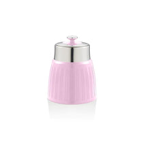 Swan Retro Tea Coffee And Sugar Canisters 1.2 Litre Capacity Set of 3 - Pink