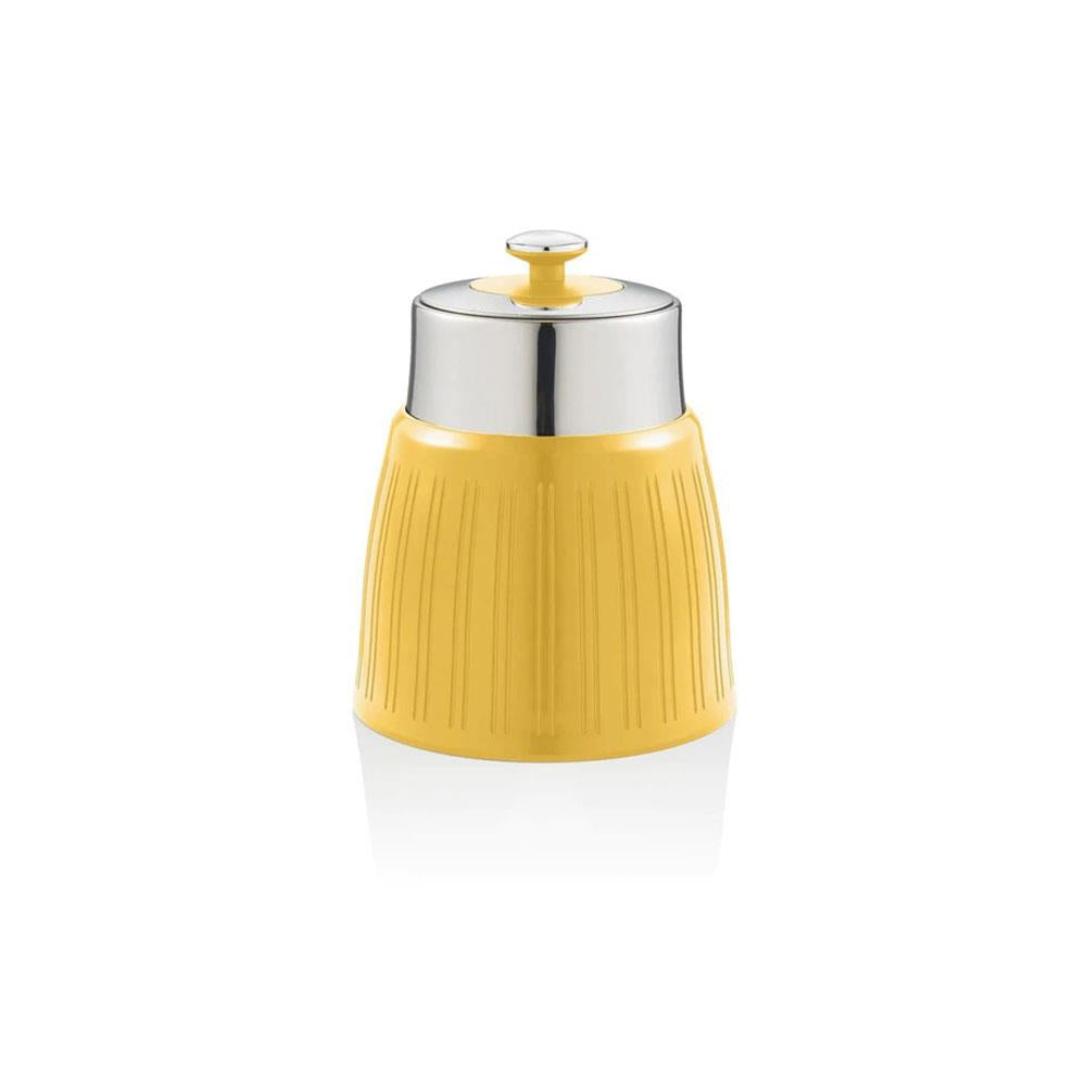 Swan Retro Tea Coffee And Sugar Canisters 1.2 Litre Capacity Set of 3 - Yellow Secondary image