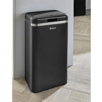 Swan Retro Square Sensor Bin With Infrared Technology Square 45 Litre - Black