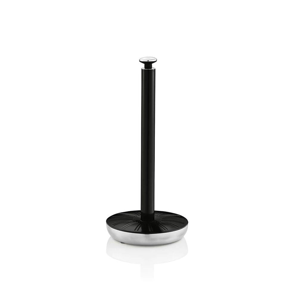 Swan Retro Towel Pole And Mug Tree Set Chrome Stainless Steel - Black