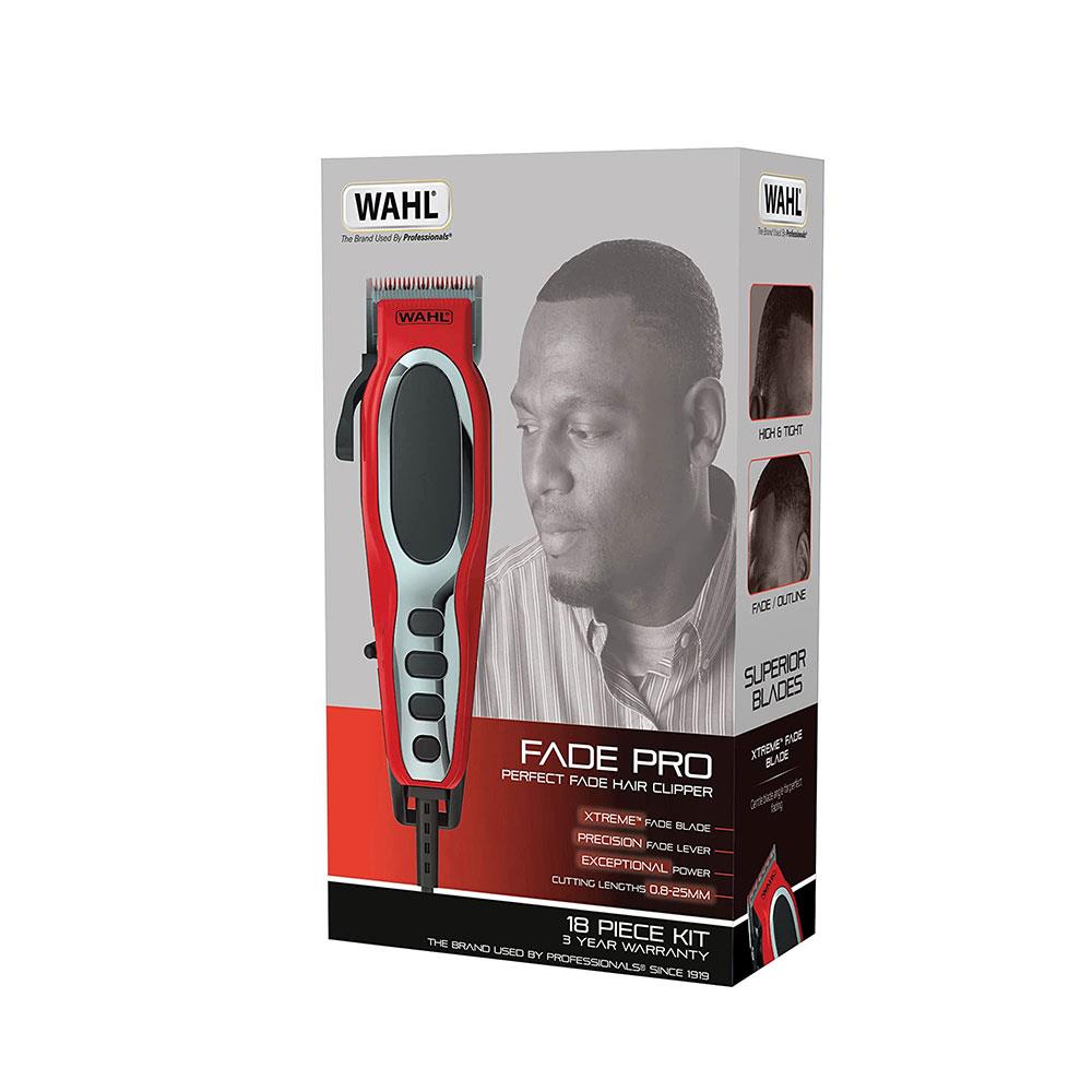 Wahl Fade Pro Men's Hair Clipper Kit With Adjustable Taper