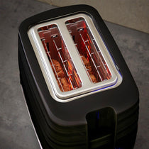 Swan Symphony 2 Slice Toaster Plastic High Gloss And Matt Finish 930 W - Black